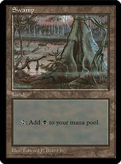 おまけ品 MTG オイル 土地 沼以外3枚セット おまけ品 MTG オイル 土地 沼