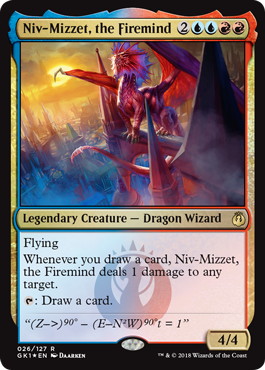 Foil 火想者ニヴ＝ミゼット/Niv-Mizzet ゲームデープロモ その2 Foil