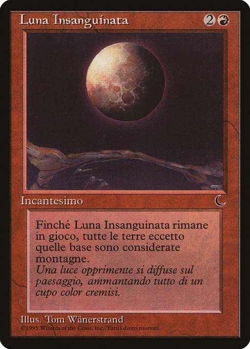 血染めの月/Blood Moon》[DRK] 赤R | 日本最大級 MTG通販サイト