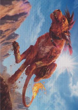 誇り高き戦士 レッドXIII foil Red XIII, Proud Warrior (Surge Foil