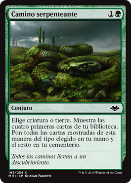 193)《紆余曲折/Winding Way》[MH1] 緑C | 日本最大級 MTG通販サイト