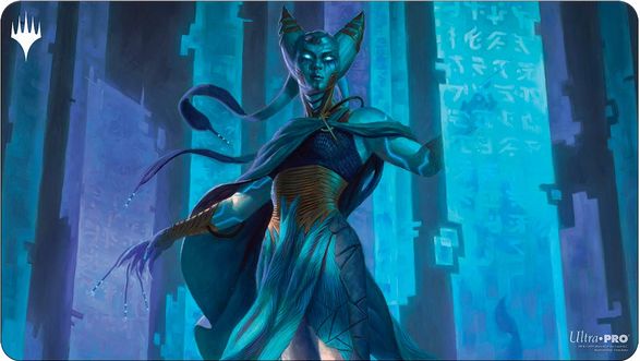 月の賢者タミヨウ プレイマット mtg タミヨウ マジックザギャザリング 神河