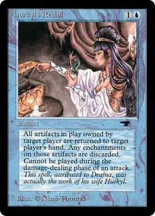 ハーキルの召還術/Hurkyl's Recall》[ATQ] 青R | 日本最大級 MTG通販