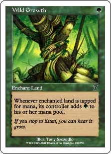 Foil】《繁茂/Wild Growth》[7ED] 緑C | 日本最大級 MTG通販サイト