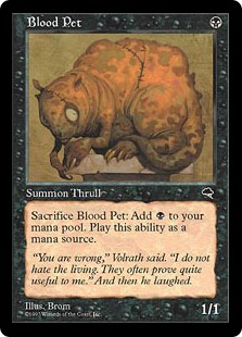 ブラッド・ペット/Blood Pet》[7ED] 黒C | 日本最大級 MTG通販サイト