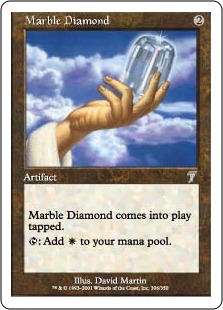 MTG 乳白色のダイアモンド中国語 foil 乳白色のダイアモンド/Marble