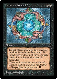 トーラックへの賛歌/Hymn to Tourach》(Illust.Scott Kirschner)[FEM