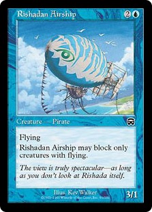 Foil】《リシャーダの飛行船/Rishadan Airship》[MMQ] 青C | 日本最大