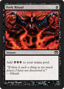 MTG 暗黒の儀式 日本画 4枚セット MTG 暗黒の儀式 日本画 4