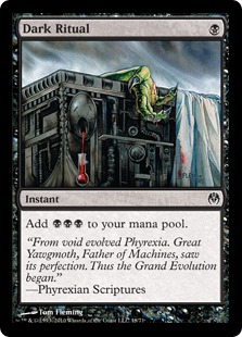 MTG 暗黒の儀式 foil 英語版 MTG 暗黒の儀式 MMQ 英語 foil 1枚