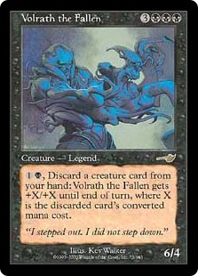 MTG 落ちたる者ヴォルラス foil 日本語 mtg 日本語 FOIL 墜ちたる者
