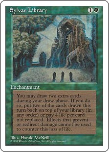 Foil】《森の知恵/Sylvan Library》[CMA] 緑R | 日本最大級 MTG通販