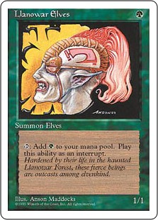 MtG】ラノワールのエルフ 7ED 日本語 Foil ラノワールのエルフ