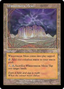 Foil】《冬月台地/Wintermoon Mesa》[PCY] 土地R | 日本最大級 MTG通販