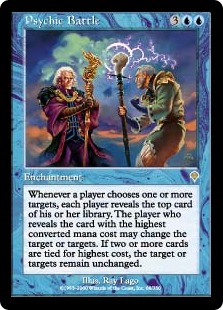 Foil】《超心理戦/Psychic Battle》[INV] 青R | 日本最大級 MTG通販