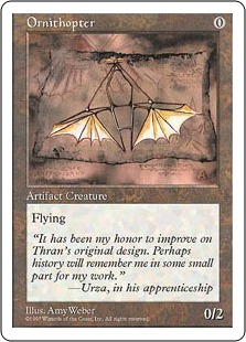 Foil】《羽ばたき飛行機械/Ornithopter》[MRD] 茶U | 日本最大級 MTG