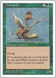 コカトリス/Cockatrice》[5ED] 緑R | 日本最大級 MTG通販サイト