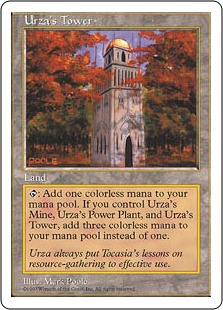 ウルザの塔 英語4枚セット ウルザの塔/Urza's Tower》[5ED] 土地C