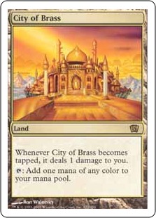 □黒枠□《真鍮の都/City of Brass》[CHRBB] 土地R | 日本最大級 MTG