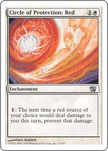 赤の防御円/Circle of Protection: Red》[TMP] 白C | 日本最大級 MTG