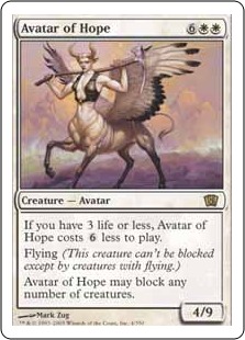 Foil】《希望の化身/Avatar of Hope》[PCY] 白R | 日本最大級 MTG通販