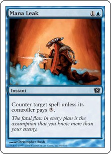 エラーカード FOIL マナ漏出 Mana Leak 英語 DCIマーク エラーカード