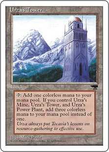 ウルザの塔/Urza's Tower》(D Mountain)[CHR] 土地U | 日本最大級 MTG