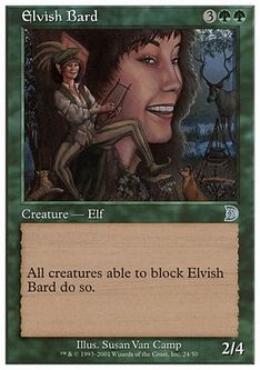 エルフの抒情詩人/Elvish Lyrist 金枠 mtg 公式戦使用不可 エルフの