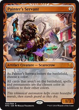 絵描きの召使い 4枚 MTG 絵描きの召使い 4枚組 MTG 絵描きの召使い