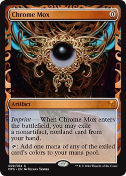 まとめ割 金枠 金属モックス Chrome Mox ④枚セット 英語 MTG