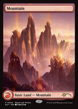 Foil】(034)□フルアート□《山/Mountain》[SLP] 土地 | 日本最大級