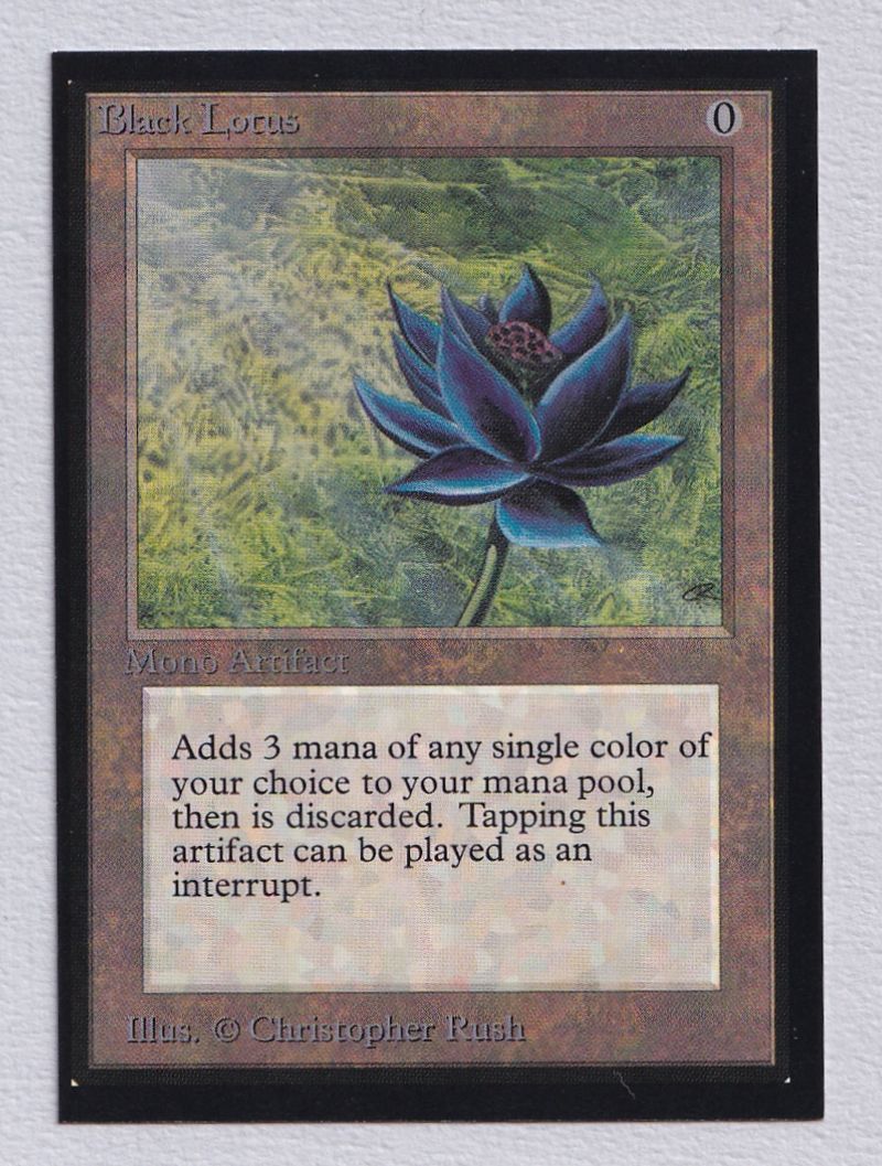 大判カード ブラックロータス MTG ブラックロータス black lotus 大判