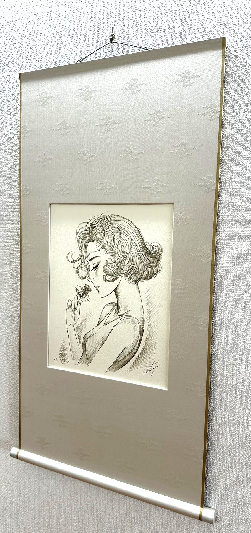 限定10点】「バラに託して」平表装仕立て | 鶴田一郎アートストア