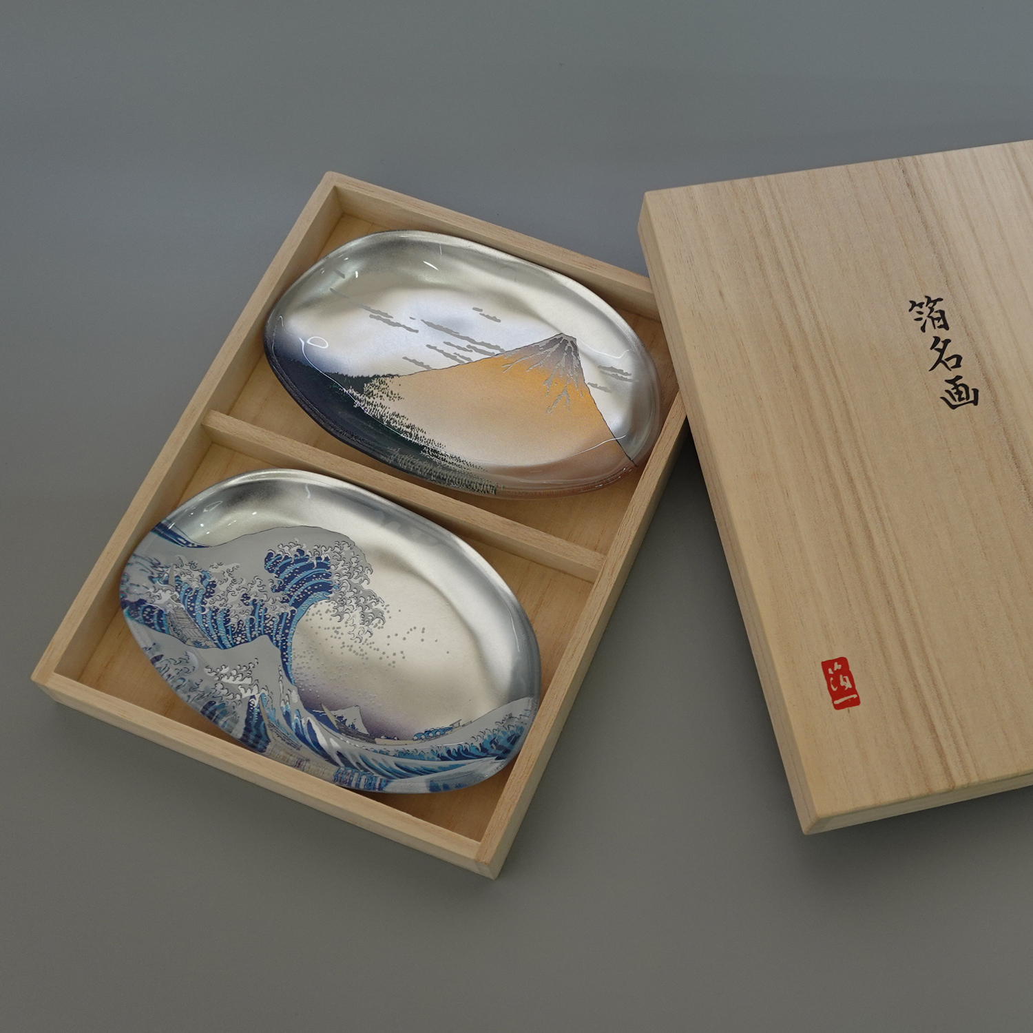 大阪万博 会場限定箔一 ミャクミャク 金沢 大阪万博 北斎 箔名画 お