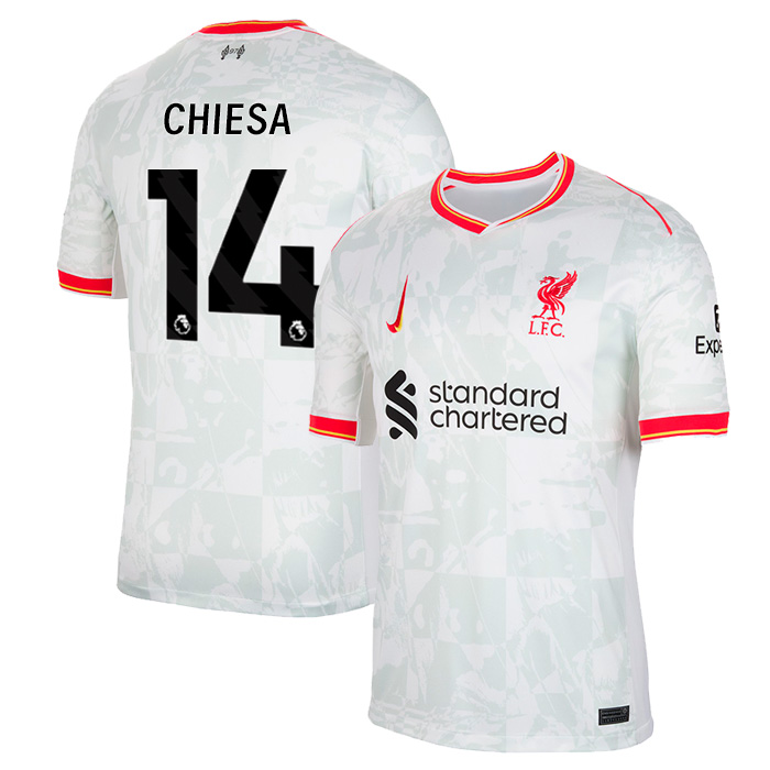 リヴァプール フェデリコ・キエーザ(加入初年度) 24-25 ホームユニフォーム