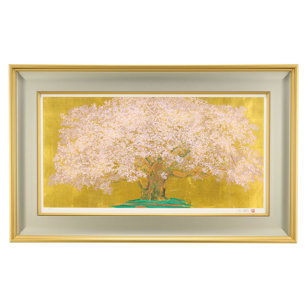 日本画 上賀茂の櫻