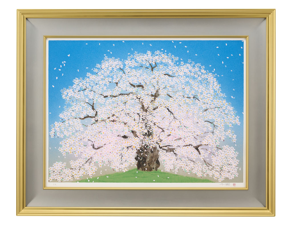 中島千波『醍醐桜』（岡山県真庭市）