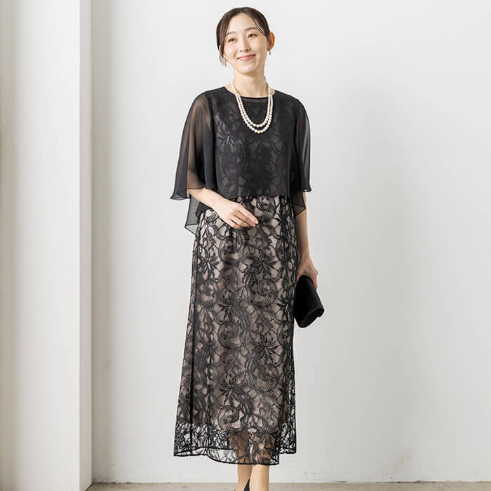 スタイルアップなマザードレス 13号・ネイビー｜東京ソワール