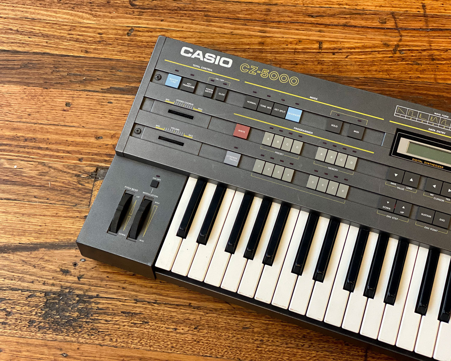 CASIO ⁄ CZ5000 シンセサイザー ジャンク Casio CZ-5000 Vintage Phase
