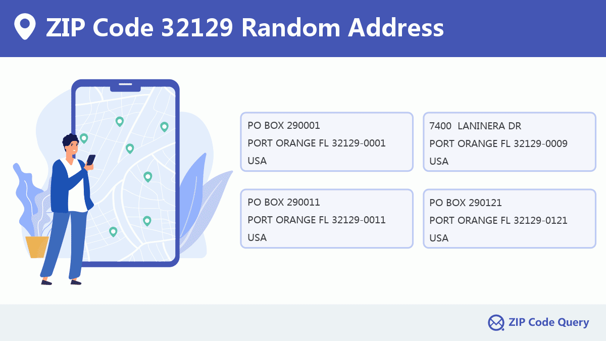 Random Addresses in ZIP Code 32129 | Florida United States ZIP