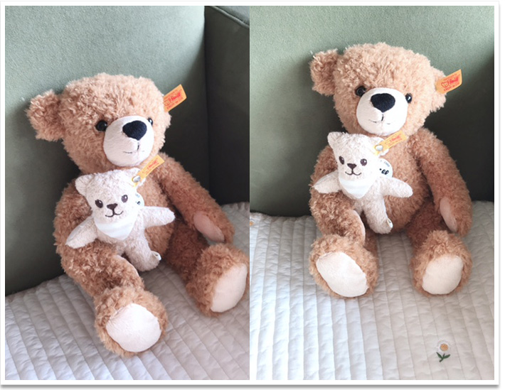 シュタイフ ロージー ラビット＆ベイビー バニー 23cm EAN683862