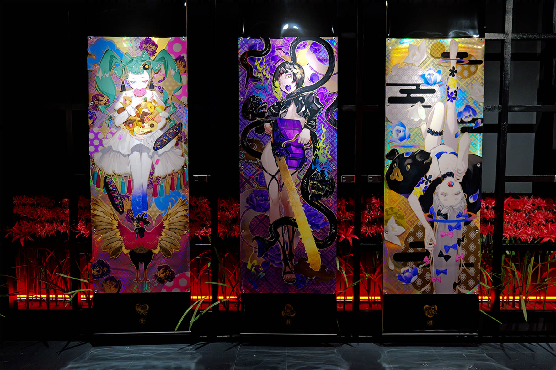 LAM｜LAM SOLO EXIHIBITION 「千客万雷」 | FLATLABO（フラットラボ