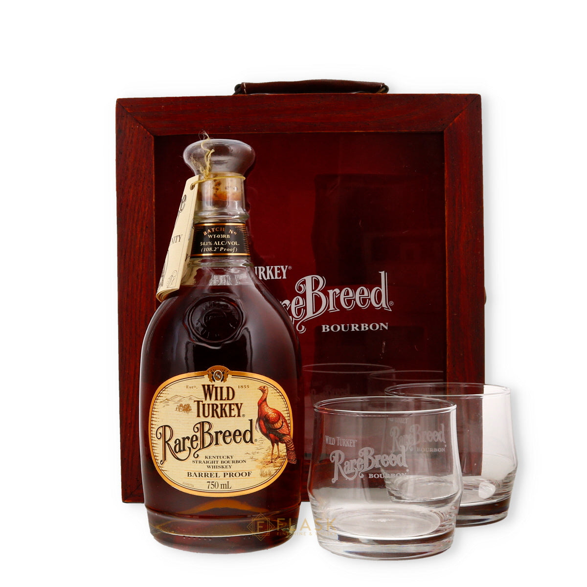 Buy Wild Turkey Rare Breed Barrel Proof Batch WT-03RB Gift Box Set