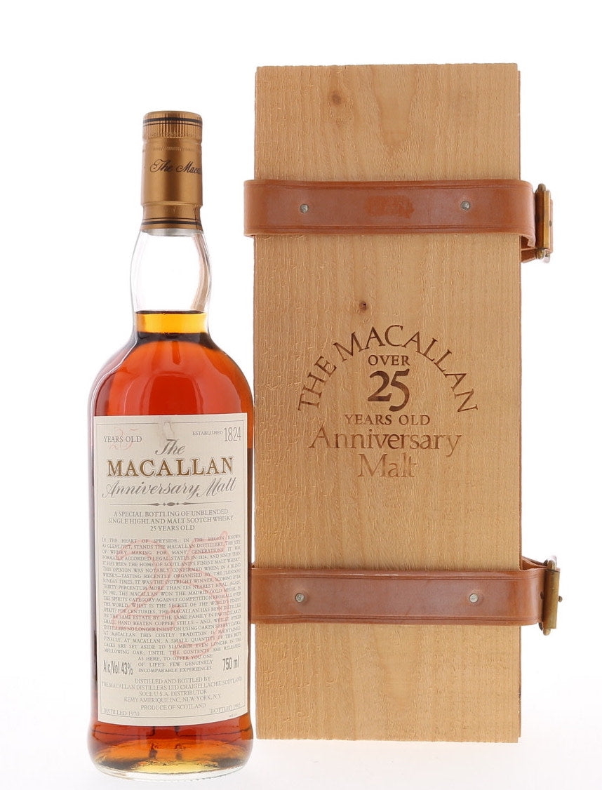 Buy Macallan Anniversary Malt 25 Year Old 1970 | Flask Wines