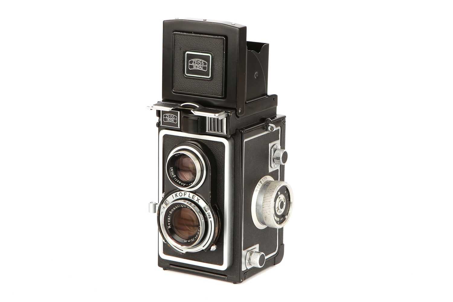 ◎ZEISS IKON ツァイスイコン IKOFLEX Tessar 75mm F3.5 ジャンク品