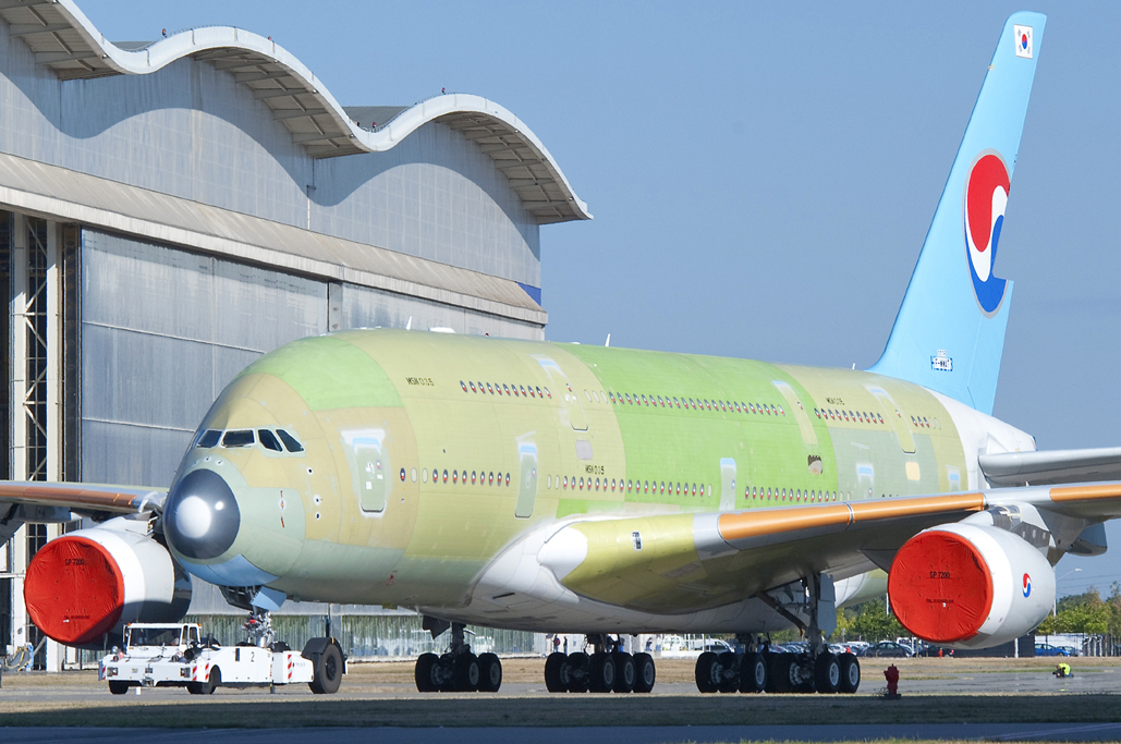 New!! Korean AIR ／ 約1/150／エアバスA380 大韓航空、2025年6月20