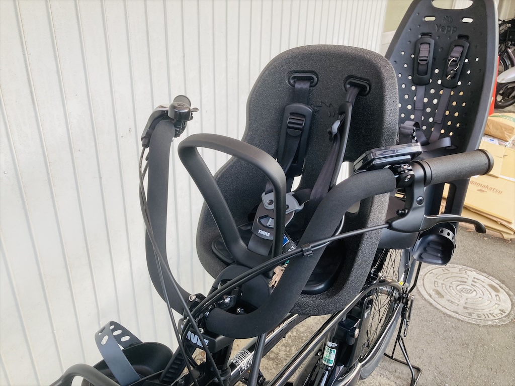 イエップミニ 黒 前乗せチャイルドシート Yepp mini Yepp Mini 前乗せ