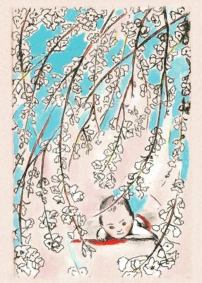 真作】山本容子 銅版画 限定30部 大判シート4枚 直筆サイン エッチング