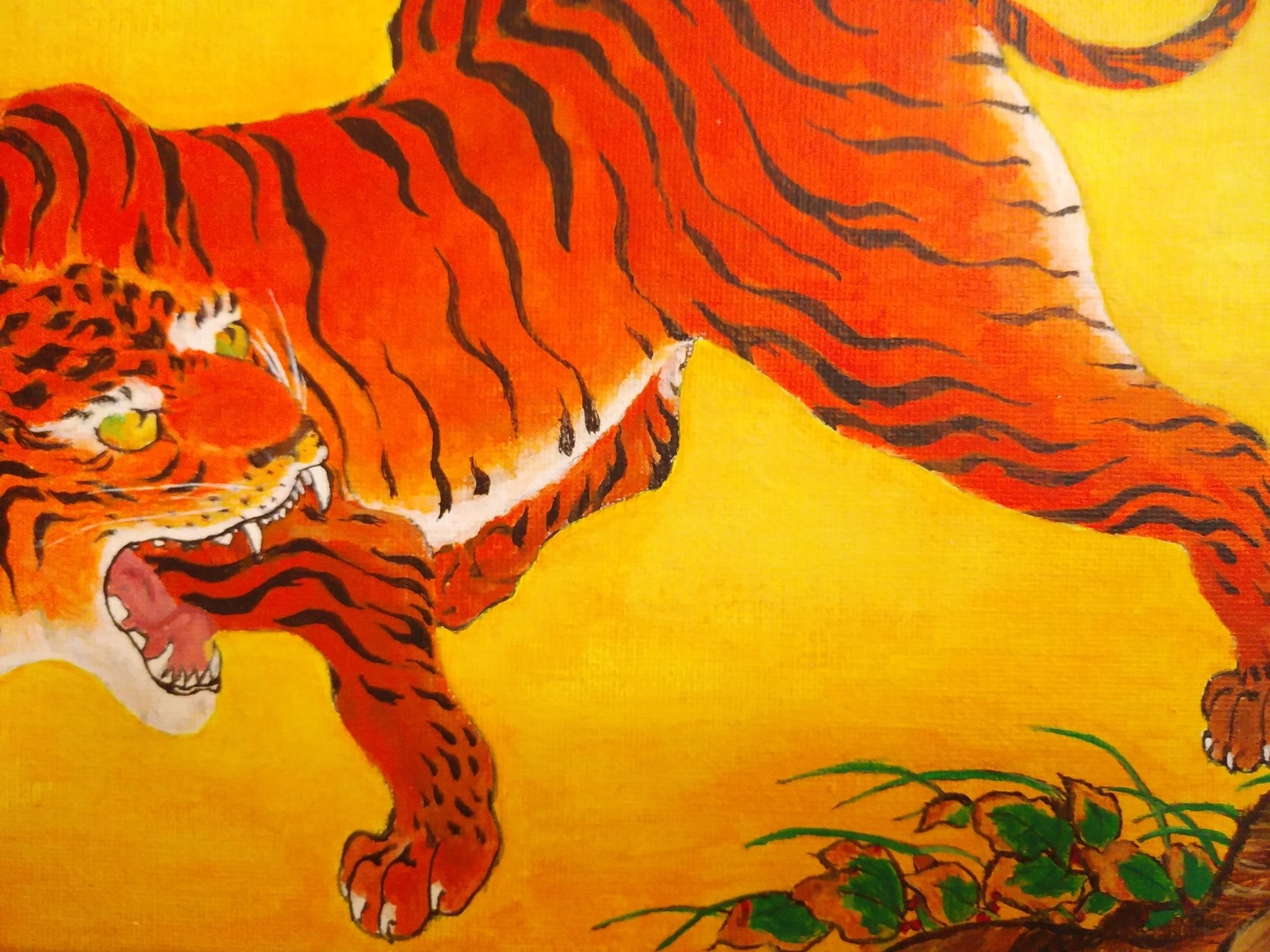 絵画の通販、購入ならFROM ARTIST/作品名：虎図/作家名：Hironori Iwazaki