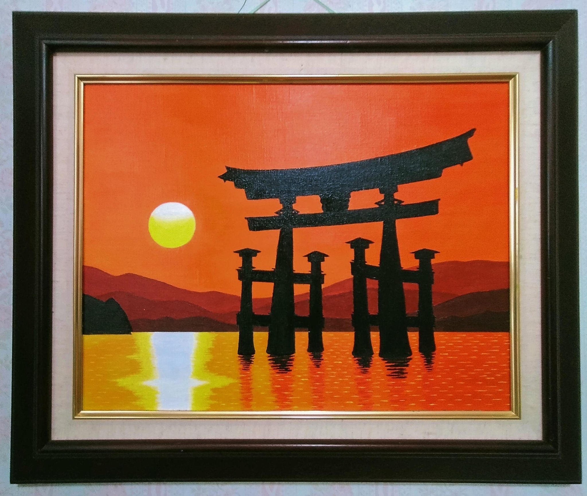 ☆美瑛マイルドセブンの丘・肉筆油彩画・F6キャンバス ☆夏の美瑛